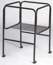 Prevue Pet Products BPV444 Bird Cage Stand with Castors for 18-Inch Diameter Base Cages, Black/White