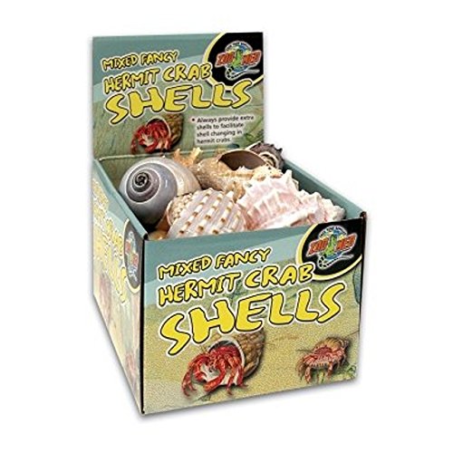 Zoo Med RR2990 Mixed Fancy Hermit Crab Shells 24-Piece