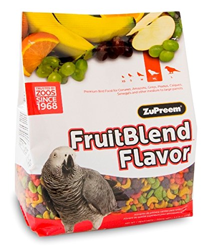ZuPreem 83350 Fruitblend Flavor Bird Food 35lb (Medium-Large)