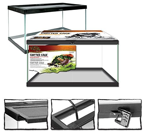 Zilla 28015 Critter Cage For Reptile 15 Gallon (24x12x12)