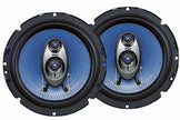 Pyle PL63BL 6.5 inch 360 Watt Three-Way Blue Label Speakers Pair