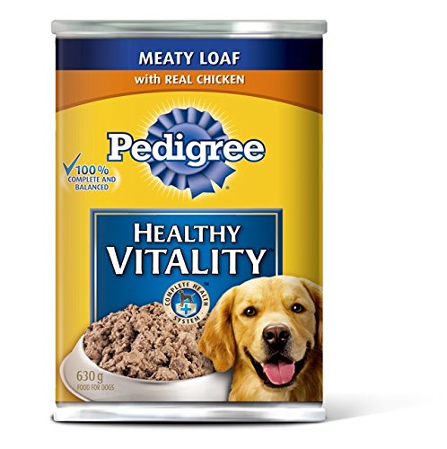 Pedigree 71324 Meaty Loaf Chicken Dog Food 12/630 Gm
