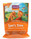 Spot Halo's Stew Natural Dry Dog Aliments, chiot, recette de poulet saine, sac de 18 livres