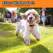 Wireless Dog Fence System with Rechargeable Transmitter and Rechargeable Collar Receiver - Safe & Easy Install WiFi Radio Electric Dog Fence