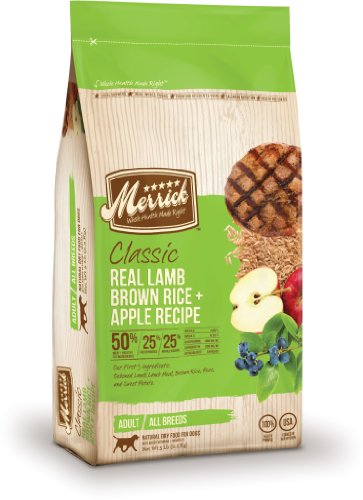 Merrick Classic 35246 Lamb,Brown Rice & Apples Adult Dog Food (5LB (6))