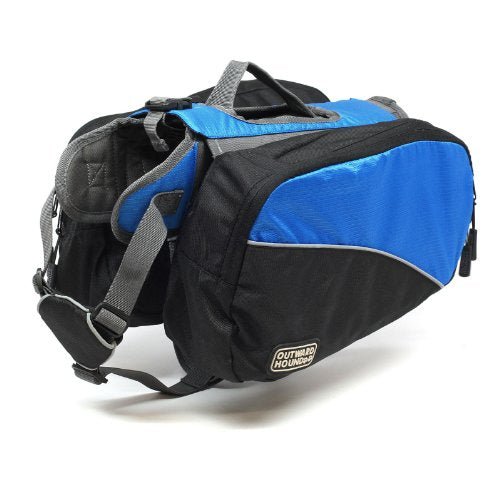 Outward Hound Kyjen Quick Release Dog Backpack, X-Large, Blue