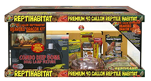Zoo Med NT-B40 ReptiHabitat Bearded Dragon Kit (40 Gallon)