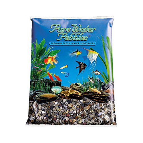Importations mondiales aa3761 Pure cailloux d'eau Natural Aquarium Gravel (Jack River, 5lb x 10pc)