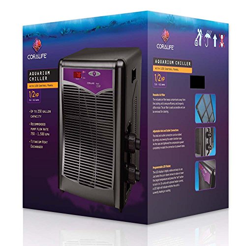 Coralife 36063 Aquarium Chiller (250Gallon(1/2HP))