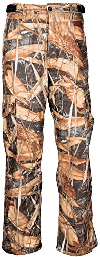 Naturmania A525 Brackaged Polyester Cargo Pantal (Grassghost, Small)