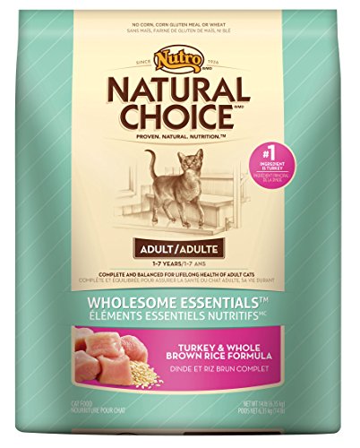 Natural Choice Wholesome Essentials Adult Cat Turkey and Whole Brown Rice Formula Food, 14-Pound
