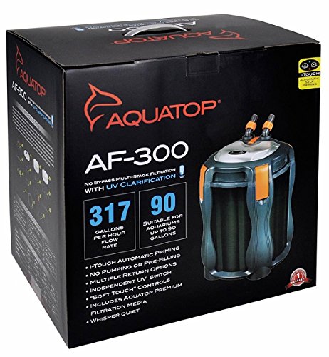 Tru Aqua Aquatop CEN-AF-300 Filtre de cartouche autonome avec clarification UV (317gph)