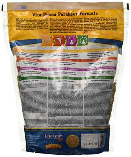 Sunseed Company 36040 VITA PRIMA PARAKEET FORMULA PET ACCESSOIRES, 2 lbs
