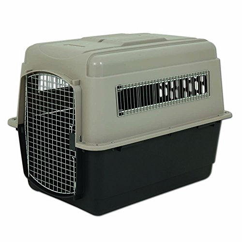 Petmate 21553 Ultra Vari Kennel Bleached Linen (Camp, 50-70lb)