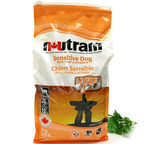 Nutram EL97531 Escombre sensible Aliments pour chiens secs 15 kg