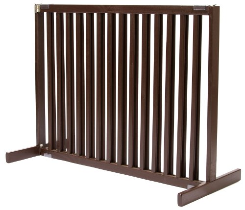 Dynamic Accents EP42301 Free Standing Pet Gate - Large Tall/Mahogany by Dynamic Accents