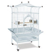 Cage d'oiseaux de redevance pour animaux de compagnie prévue (étain, 27x21x59.5in)