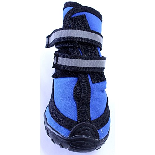Produits pour animaux de compagnie éthiques 800336 Bottes bleues enlecement de performance en gros pour chiens
