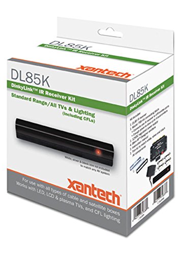 Xantech DL85K LCD / CFL Proof de surface de conception Dinky Link IR Receiver Kit avec des émetteurs de concepteurs Blink-irâ