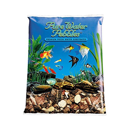 Importations mondiales aa3763 Pure cailloux d'eau Natural Aquarium Gravel (Timber Lite, 4lb x 8pc)