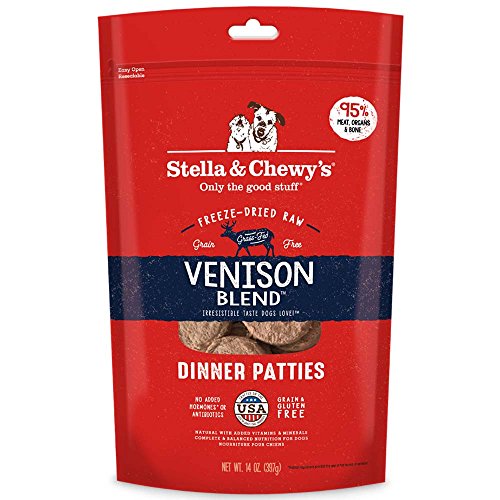 Stella & Chewy's Freeze-Dried  Raw Simply Venison Dinner Patties for Dogs, 14 oz.