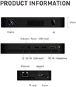 Mini Smart Projector Android 7.0 1G RAM + 8G ROM Mini Portable Projector, Support WiFi USB HDMI Bluetooth TF, for Home Theater Business Meeting Traveling