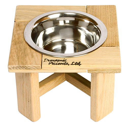 Outdoor Elevated Dog Feeder Bowl 6"