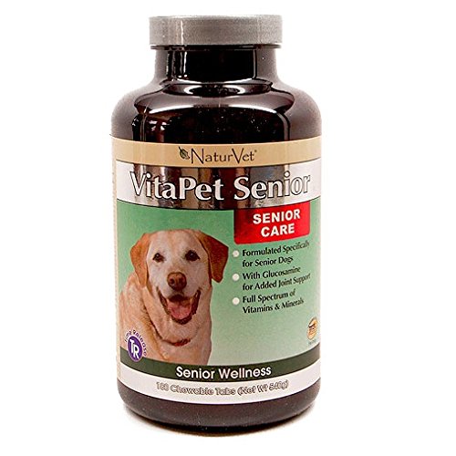 NaturVet 79903032 Senior VitaPet Glucosamine TR 365CT