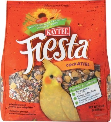 Kaytee 100032279 Cockatiel Fiesta Bird Food 4.5 Lb