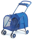 Four Paws 100203686 Fresh Air Pet Stroller Blue