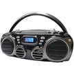 Curtis Sylvania SRCD682BT Bluetooth Portable CD Radio Boom Box with AM/FM Radio - Black