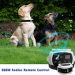 Wireless Dog Fence System with Rechargeable Transmitter and Rechargeable Collar Receiver - Safe & Easy Install WiFi Radio Electric Dog Fence
