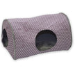 K&H 3981 Indoor Kitty Camper Cat Bed (Plum Dot, 14x20)