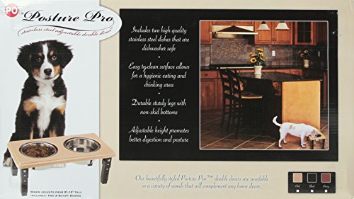 Ethical Pet Products Posture Pro Stainless Steel Adjustable Double Pet Dine