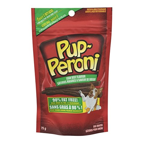Delmonte 10953 Pup-peroni Lean Beef Flavour pour chiens (12/75 g)