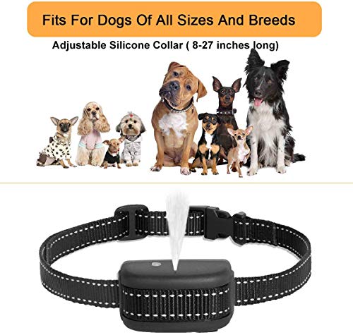 Spray Bark Collar, 2020 Upgraded Citronella Dog Training Collar (Citronella Spray Not Included), Human No Electric Shock Safe Harmless, Rechargeable Adjustable Waterproof