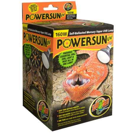 Zoo Med PowerSun UV Mercury Vapor Lamp 160 Watts
