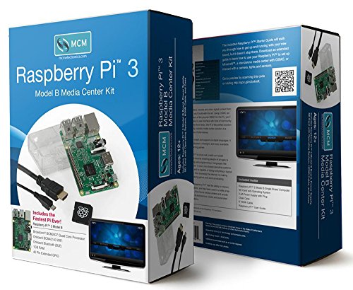 MCM Electronics Raspberry Pi 83-16562RK 3 Model B Media Center Kit