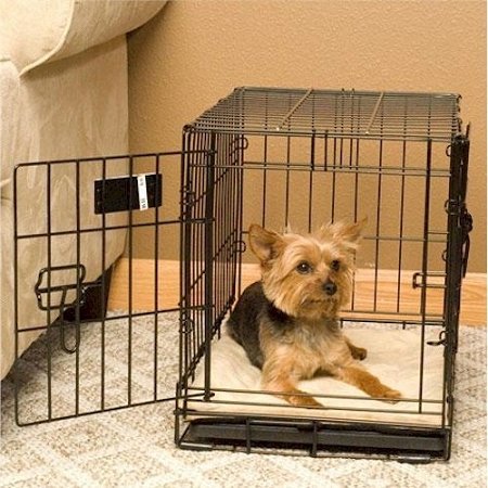 K&H Manufacturing Auto-Warming Pet Crate Pad, gris