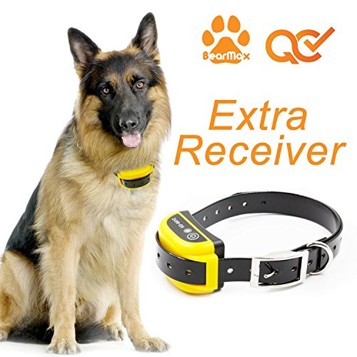 Bearmax Eletric Wireless Dog Fence Upgraded Indoor Outdoor Containment System Rechargeable Dog Fence Wireless Pet Containment System (Extra Collar)