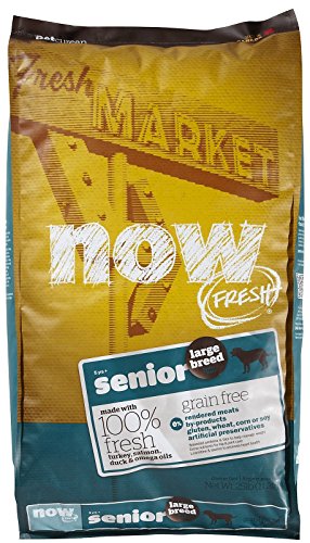 Now! 152512 Fresh Grain Free Large Breed Senior Dog Food, 25-Pound Bag