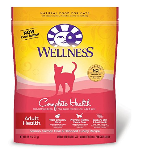 Wellness 8830 Complete Health Salmon and Turkey Cat Food (5Lb-14 Oz)