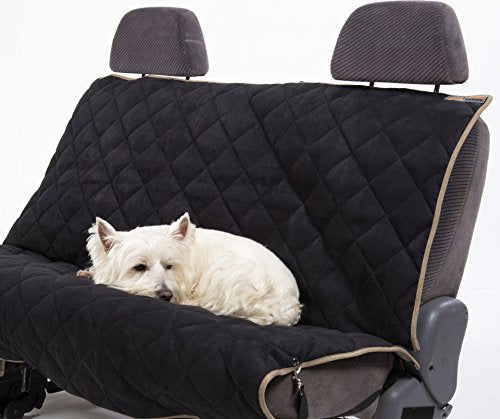Petego Animal Basics Velvet Cover Rear Seat Black-Stone