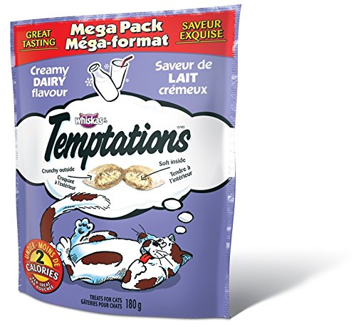 Whiskas 25432 Temptations Creamy Dairy Cat Treats 10/180 Gm