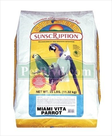 Sunseed 10059 Economy Parrot Fruit & Veggie Mix 25lb