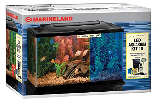 Marineland PFK10B-F Deluxe Bio-Wheel LED Aquarium Kit (10GAL)