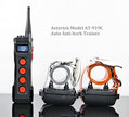 AETERTEK 1000 Meter Remote Dog Training Trainer Rechargeable Waterproof Collar w/Safe and Humane Tone,Vibration,10 Levels of Adjustable Static Stimulation,Auto Anti Bark (Two Dog Set)