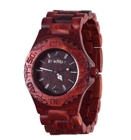 Taiga Mahogany Wooden Watch