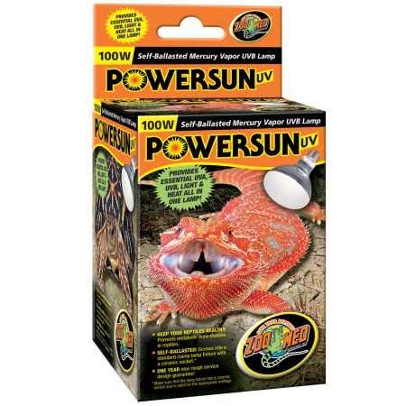 Zoo Med PowerSun UV Mercury Vapor Lamp 100 Watts