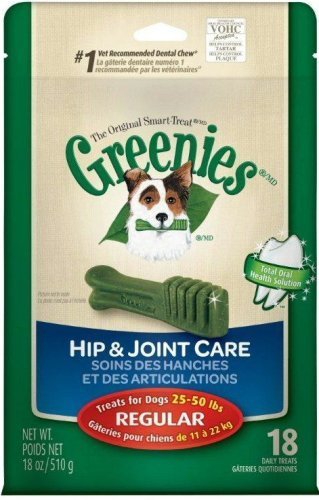Greenies 18-Ounce Hip and Joint Care Dental Chew, Regular by Greenies [Pet Supplies]